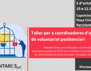 Cartell de la formació organitzada per la Federació Catalana de Voluntariat Social.