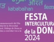 Fragment del cartell de la Festa Intercultural de la Dona 2024