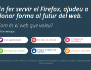 La web del futur, segons Firefox i el programari lliure!  Font: 