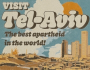 Cartell de la campanya ‘Visit Tel-Aviv’, de Rodillo Club.  Font: Twitter @Rodillo_Club
