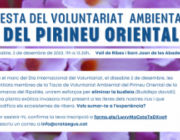 Fragment del cartell oficial de la Festa del Voluntariat Ambiental del Pirineu Oriental. Font: Associació Crataegus