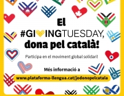 El #GivingTuesday és un moviment global que vol incentivar les bones accions de les persones. Font: Giving Tuesday Cat.