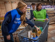 L'any passat, unes 16.200 persones es van implicar com a voluntàries en el Gran Recapte. Font: Banc dels Aliments Barcelona