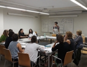 Sessió d'elaboració de la Guia per incorporar la perspectiva feminista a les cooperatives Font: Almena feminista