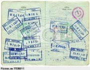 Passaport amb segells Font: 