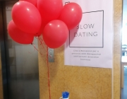 Imatge gràfica i globus promocionals del projecte 'slow dating'. Font: Associació Ratio