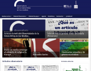 La portada del web de l'Observatori Font: Observatori de la Islamofòbia als Mitjans