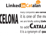 Campanya LinkedInCatalan de la Fundació puntCAT Font: 