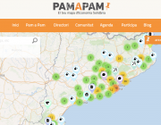 Captura de pantalla del mapa de 'Pam a Pam'