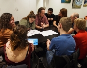Grup de joves reunits Font: Consell de Joventut de Barcelona