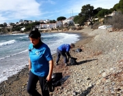 Platges Netes Llançà impulsa la seva 57a neteja del litoral aquest mes de desembre. Font: Platges Netes Llançà
