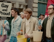 Fotograma de la pel·lícula 'Orgull' que relata la història de l'aliança ‘Lesbians and Gays Support the Miners’ Font: Golem Productions