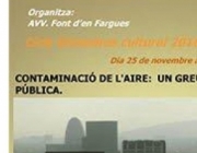 Xerrada sobre la qualitat de l'aire a Barcelona  a càrrec de la Plataforma  per la Qualitat de l'Aire (imatge: qualitatdel'aire.org)