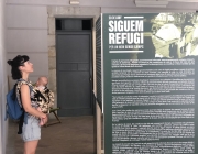 L'exposició #SiguemRefugi, coordinada pel Fons Català de Cooperació al Desenvolupament, es pot visitar a La Mercè de Girona fins al 27 de juny. Font: Fons Català de Cooperació al Desenvolupament