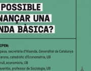 La jornada 'És possible finançar una renda bàsica?' es farà el 17 de gener a les 16 h a Barcelona. Font: Col·legi d'Economistes de Catalunya