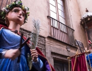 Enguany es retorna a unes festes de Santa Eulàlia completament presencials, amb actes i activitats durant els dies 11, 12 i 13 de febrer, per tota Barcelona. Font: Ajuntament de Barcelona