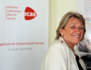 Teresa Crespo, membre de la vocalia de Pobresa de la federació d'Entitats Catalanes d'Acció Social (ECAS) Font: ECAS