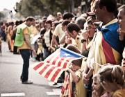 La Via Catalana va ser un èxit de mobilització. Foto de Andrea Ciambra Font: 