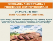 XV Jornades de Consum Crític: Sobirania alimentària i processos constitucionals. Font: Xarxa de Consum Solidari