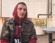 Yslem Mohamed Salem Nafaa o 'Hijo del desierto', raper sahrauí. Font: Marta Catena