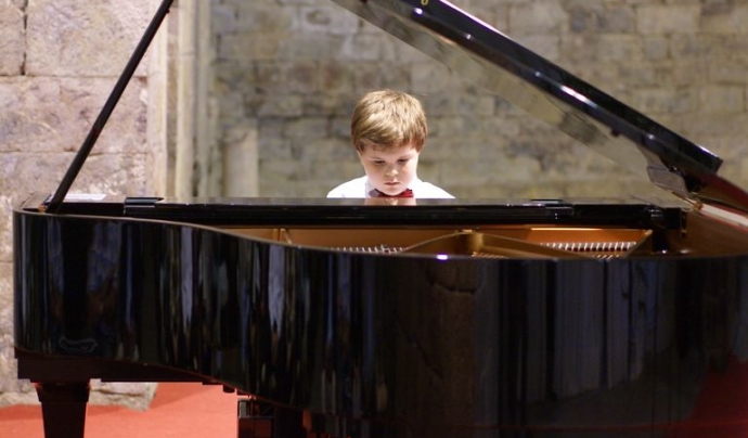 El jove pianista d’onze anys Michael Andreas Font: 