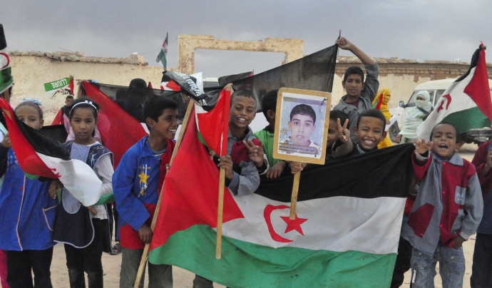 Durant les últimes dècades, les manifestacions a favor de la llibertat del Sàhara Occidental s'han anat succeint. Font: Una finestra al món: Sàhara Occidental 