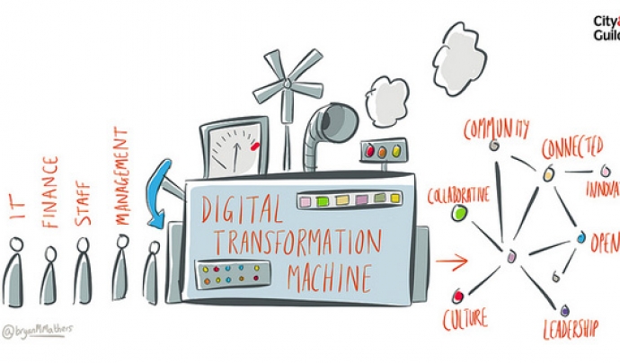 Digital Transformation Machine - Font: Citi&Guilds Font: 