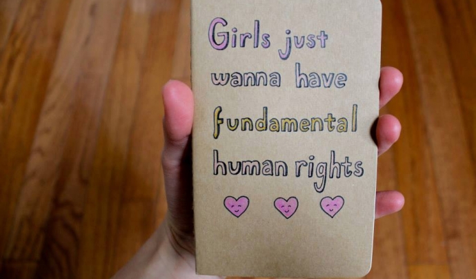 Girls just wanna have fundamental rights (Les noies volen tenir drets fonamentals) Font: SPARK movement (Facebook)
