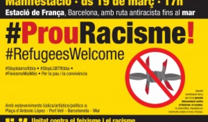 Commemora el Dia Internacional contra el Racisme i la Xenofòbia  Font: 