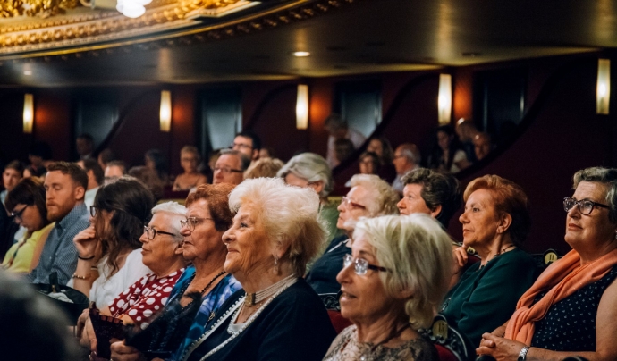 Públic de persones grans gaudint d'un concert al Liceu Font: Apropa Cultura