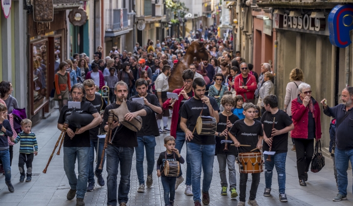 La cornamusa tornarà a sonar als carrers d'Olot. Font: Festival Internacional de la Cornamusa d’Olot
