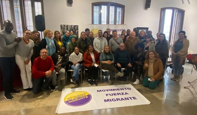 Movimiento Fuerza Migrante aplega més d’una cinquantena d’organitzacions i col·lectius socials de l’Estat. Font: Movimiento Fuerza Migrante