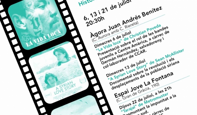 Cartell del Cicle de Cinema / Font: Servei Civil Internacional Font: 