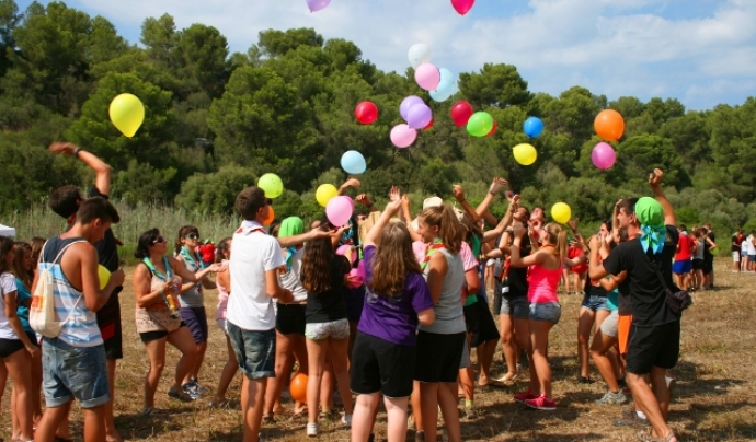 Piocam, trobada de joves entre 14 i 17 anys del Projecte 4vents, celebrada l'estiu del 2014 a Mallorca. Font: 
