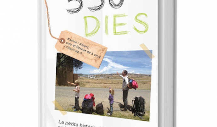 Portada del llibre, que porta per títol "550 dies" Font: 