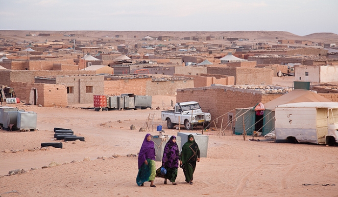 Campament de refugiats al Sàhara Font: 