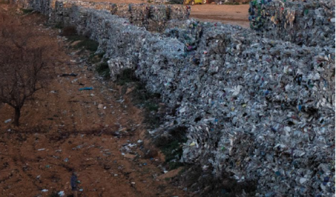 Espanya ocupa el tretzè lloc en exportació de residus plàstics.  Font: Greenpeace