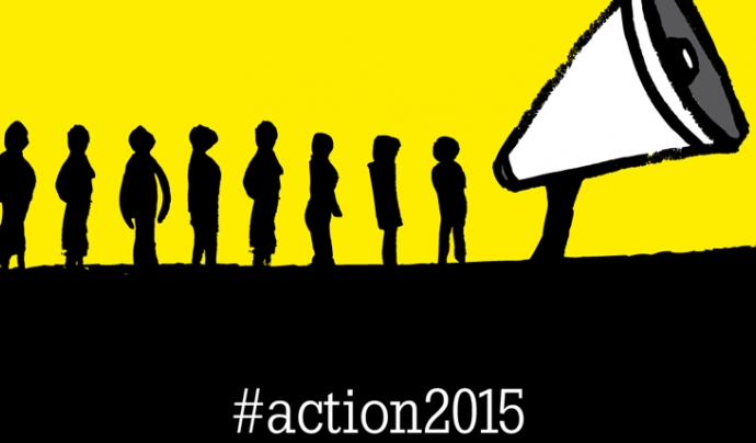 Imatge simbòlica del moviment Action 2015. Font: www.worldvision.org.uk