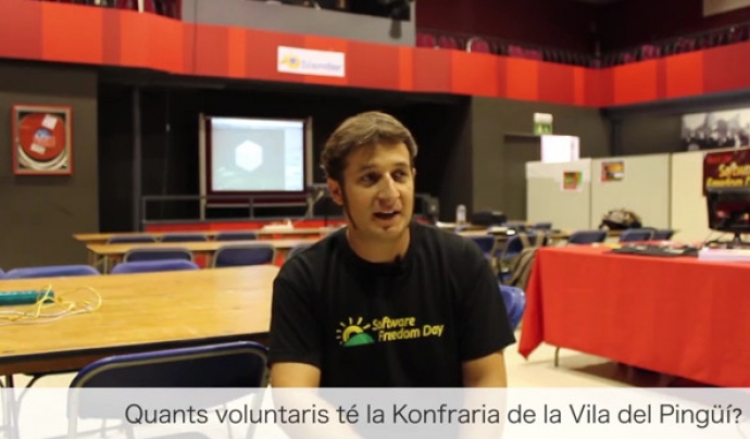 Albert Fisas és membre de l'entitat La Konfraria de la Vila del Pingüí Font: 