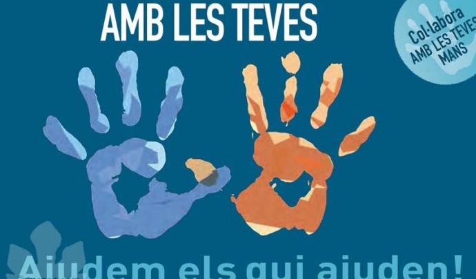 El logotip de l'ONG Amb les teves mans Font: Amb les teves mans