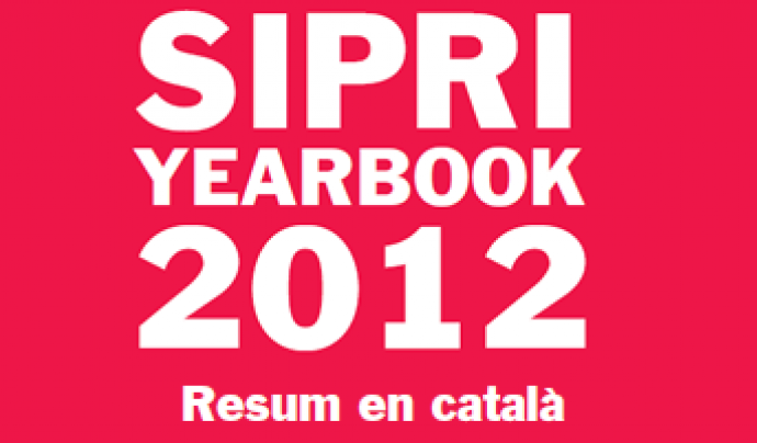 Part de la portada del resum en català de l'Anuari 2012 del SIPRI Font: 