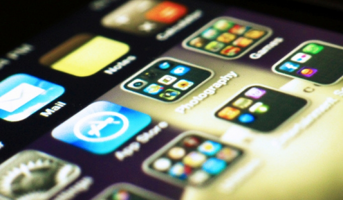 "iPhone apps", fotografia de l'usuari Flickr Daniel Go Font: 