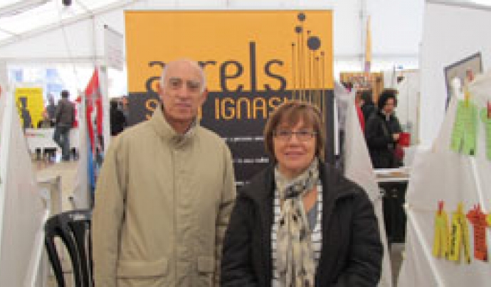 Dos voluntaris d'Arrels-Sant Ignasi