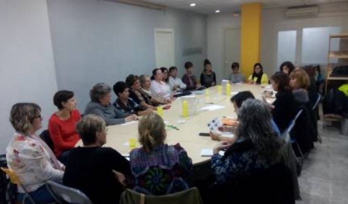 Trobada de la Coordiandora d'ONGD de Lleida amb amb la Direcció General de Cooperació al Desenvolupament l'octubre de 2015 Font: 