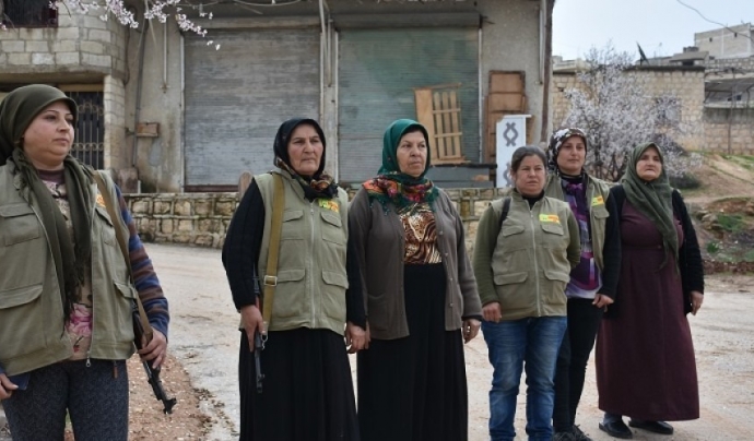 Les dones kurdes són les líders dels moviments d'alliberació del Kurdistan. Font: Plataforma Azadî
