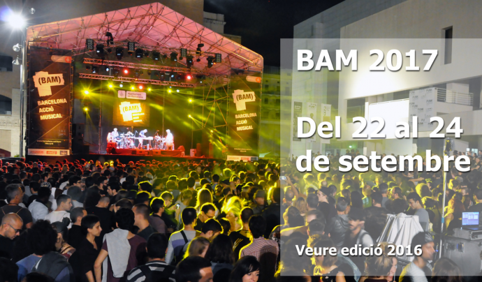 Anunci BAM 2017 Font: Ajuntament de Barcelona