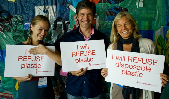 The Plastic Pollution Coalition cada vegada guanya més adeptes.  Font: The Plastic Pollution Coalition
