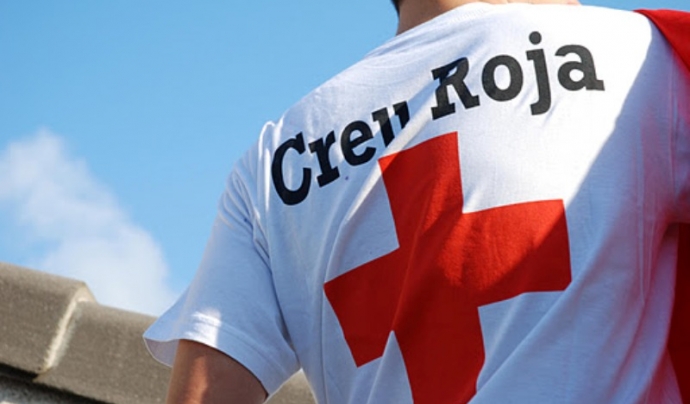 Samarreta d'un voluntari de la Creu Roja. Font: Ajuntament de Piera