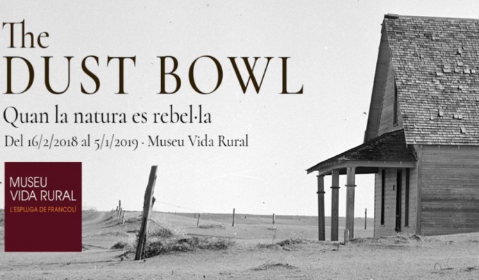La taula rodona es relaciona amb la programació de la mostra 'The Dust Bowl. Quan la natura es rebel·la' Font: Museu de la Vida Rural
