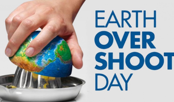 Un any més, la data del dia en que la humanitat ha acabat els recursos naturals que el planeta genera en un any, s'ha avançat. Enguany a l '1 d'agost. Font: overshootday.org